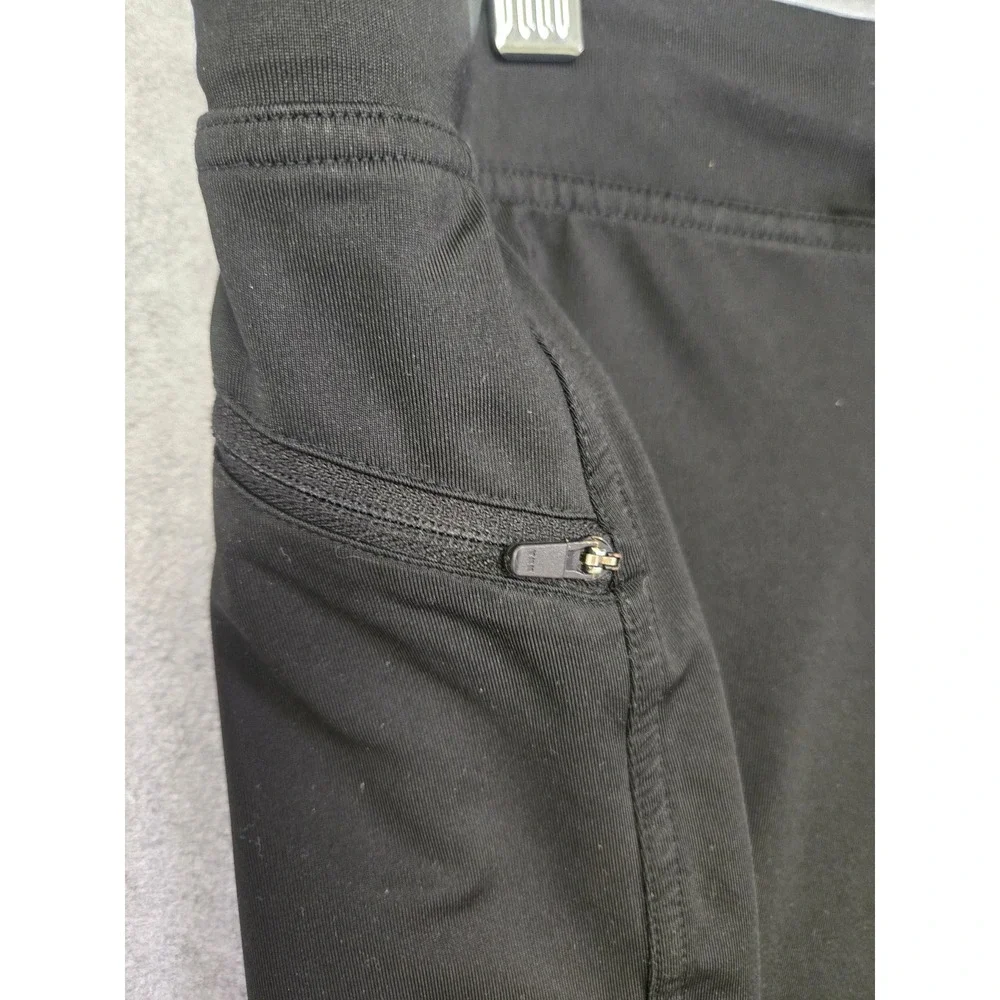 Hylete Mens M Black Training Shorts CrossFit Gym Performance Zip Pockets